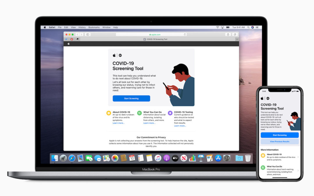 Apple Release COVID-19 Screening Tool App and Web Site